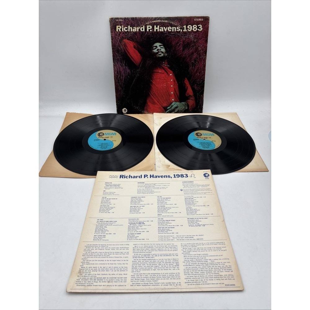Richie Havens - "Richard P. Havens, 1983" Double LP - MGM VG+